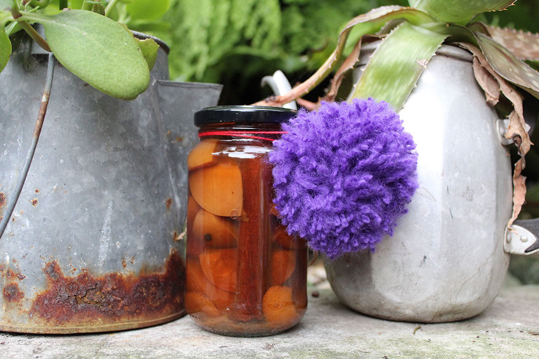 pickled apricots