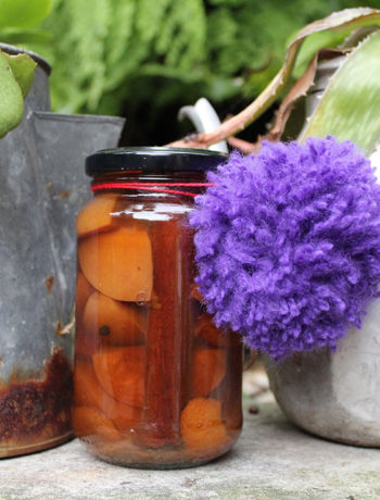 pickled apricots
