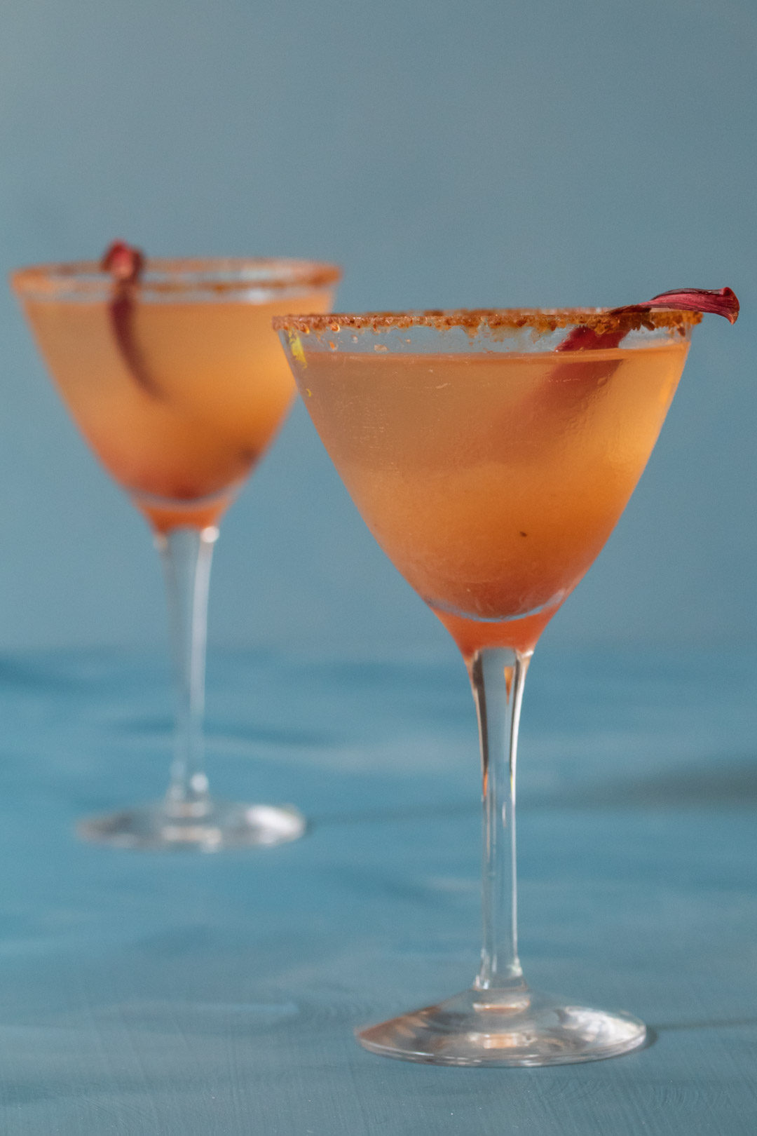 rhubarb martinis
