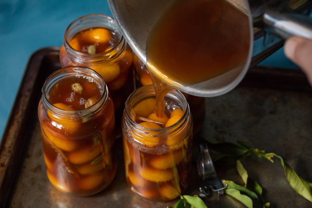 pickling cumquats brine pour