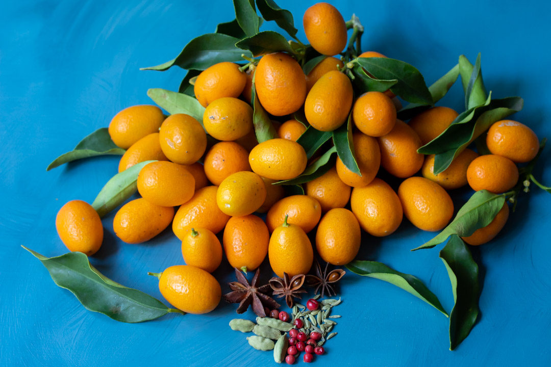 cumquats with spices