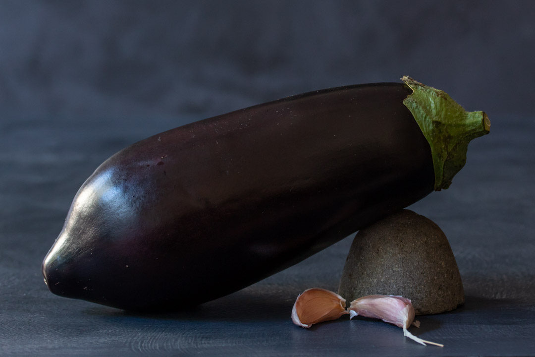 eggplant still life