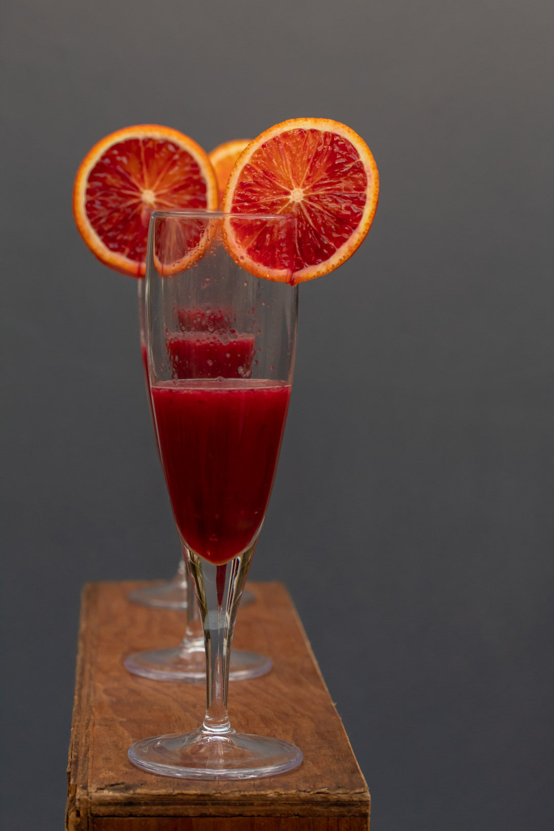 pickled cherry blood orange prosecco