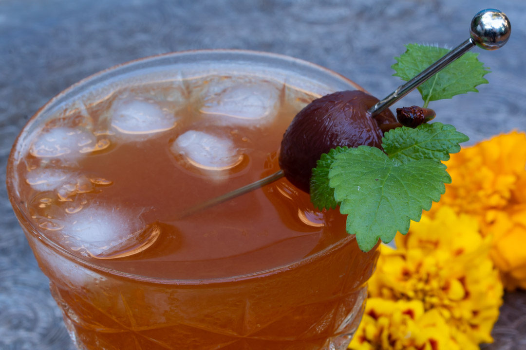 apricot pickle whiskey sour