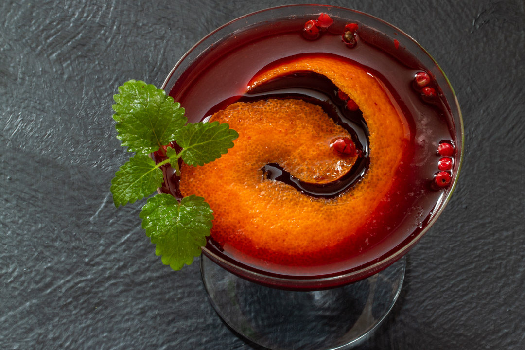 mulberry shrub cocktail