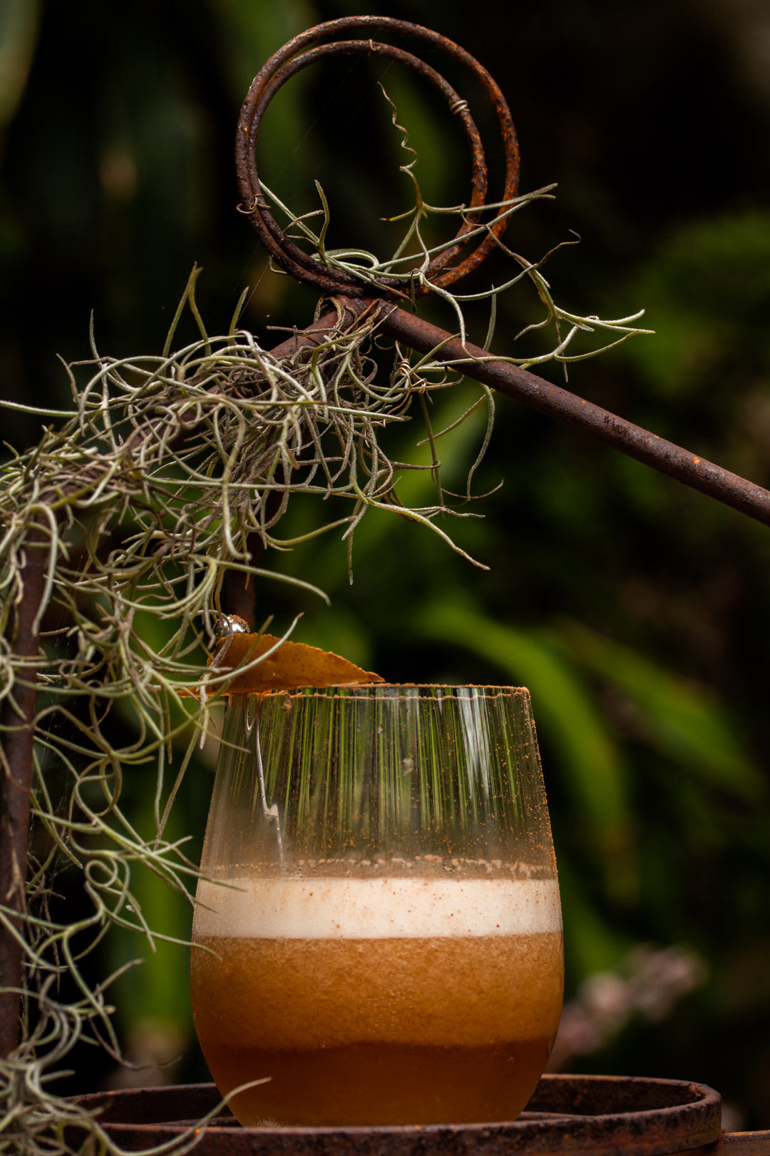 Pear pickle sour cocktail