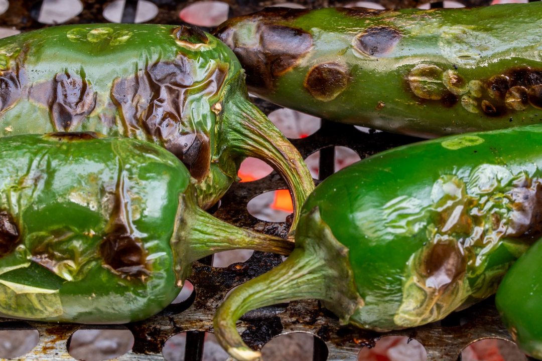 Jalapeno pickles with pepper berries & ginger: jalapeno bbq close up