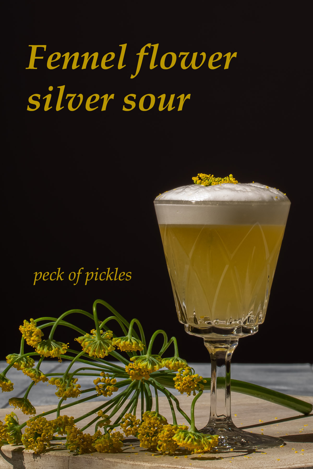 fennel flower silver sour with fennel umbrel