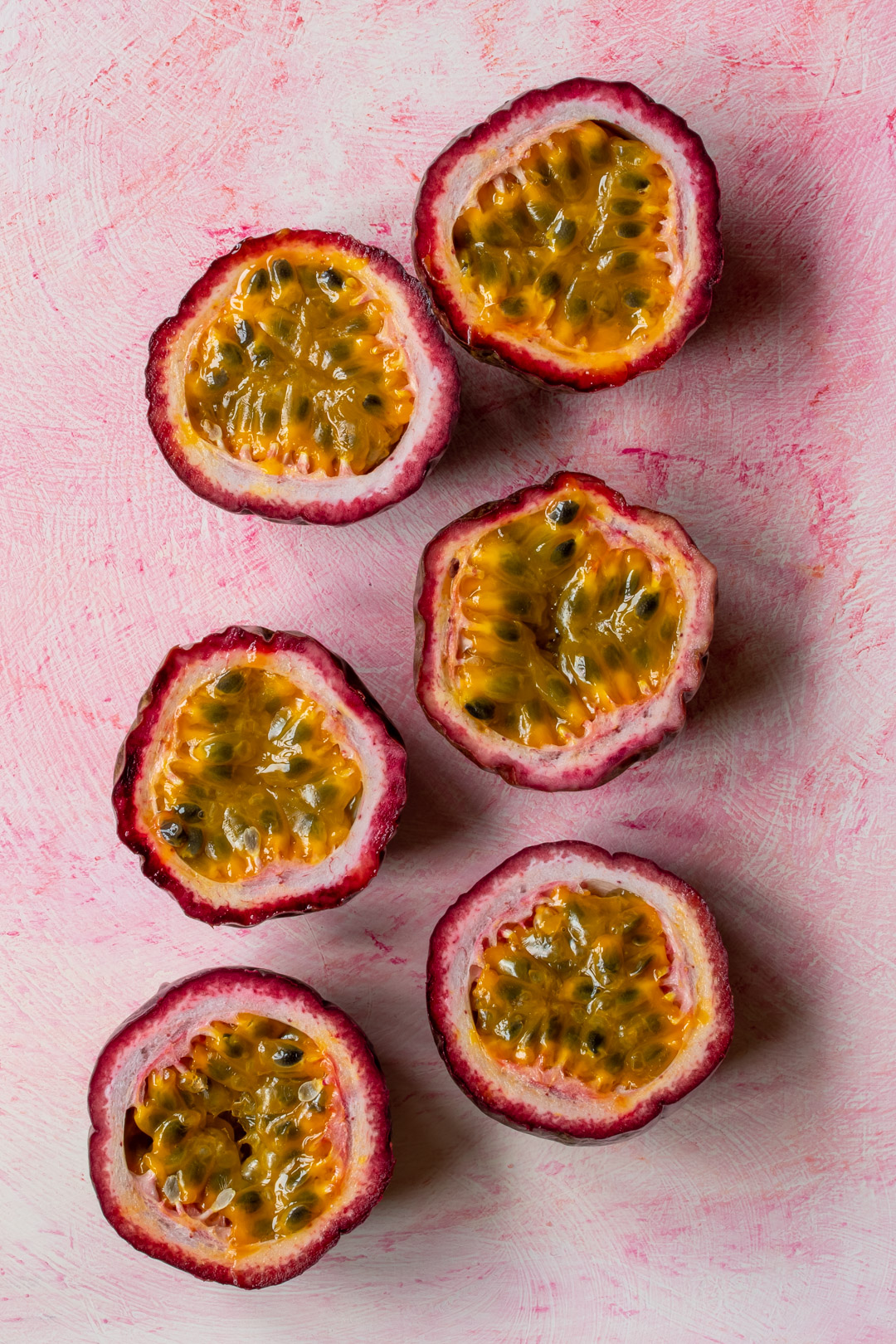 passionfruit for passionfruit and chocolate cream lactarts