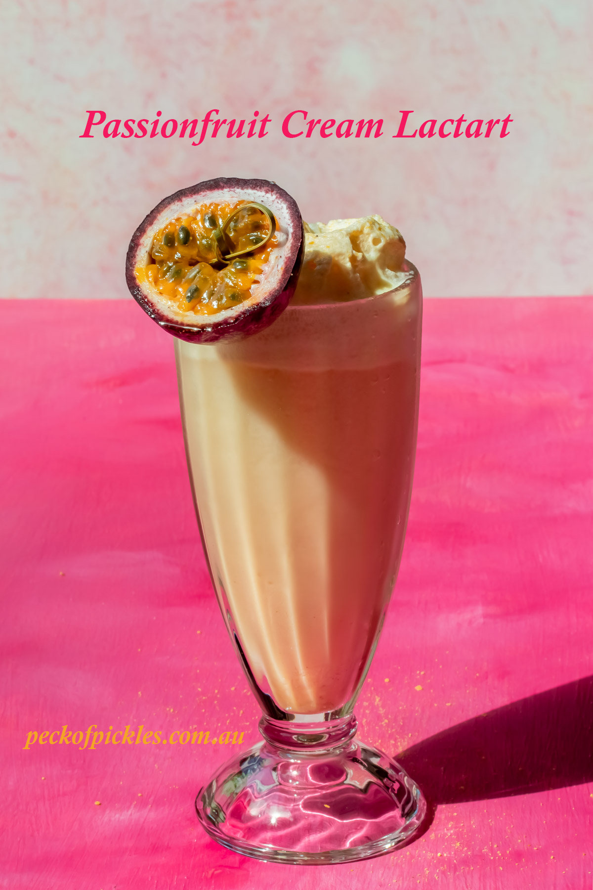 passionfruit cream lactart