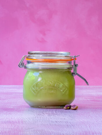 pistachio syrup for pistachio limeade