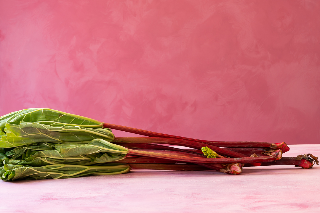 Rhubarb Queen of Vegetables wtih Baby Rhubarb